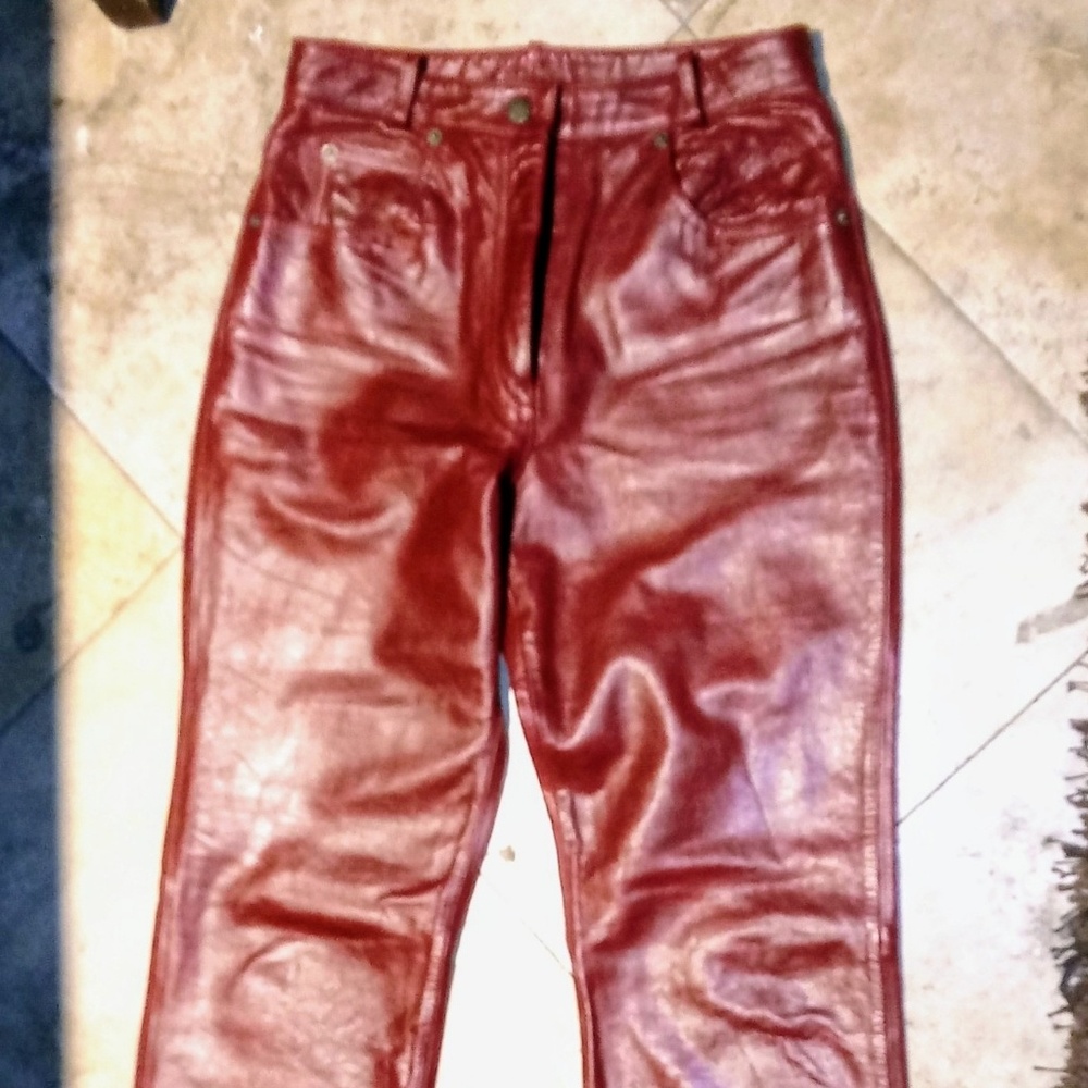 Womans leather pants